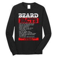 Beard Facts Beard Lover Long Sleeve Shirt