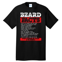 Beard Facts Beard Lover Tall T-Shirt