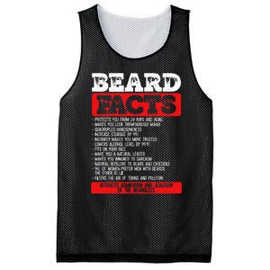 Beard Facts Beard Lover Mesh Reversible Basketball Jersey Tank