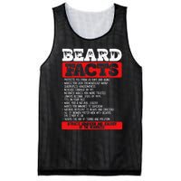 Beard Facts Beard Lover Mesh Reversible Basketball Jersey Tank