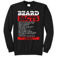 Beard Facts Beard Lover Tall Sweatshirt