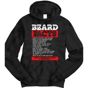 Beard Facts Beard Lover Tie Dye Hoodie