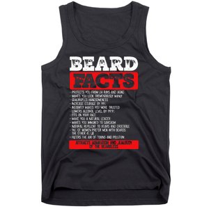 Beard Facts Beard Lover Tank Top