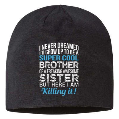 Brother Funny Brother Gift From Sister Birthday Sustainable Beanie