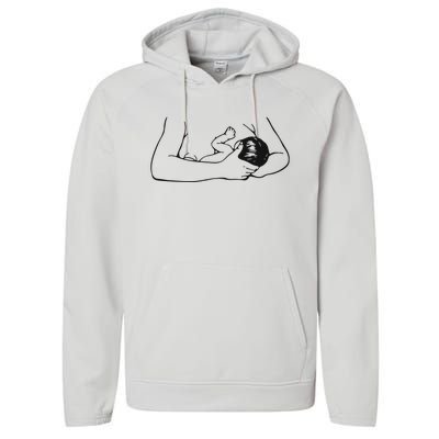 Breast Feeding Performance Fleece Hoodie