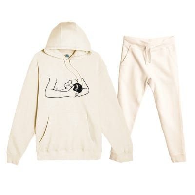 Breast Feeding Premium Hooded Sweatsuit Set