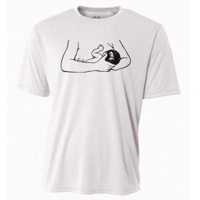 Breast Feeding Cooling Performance Crew T-Shirt