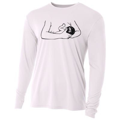 Breast Feeding Cooling Performance Long Sleeve Crew