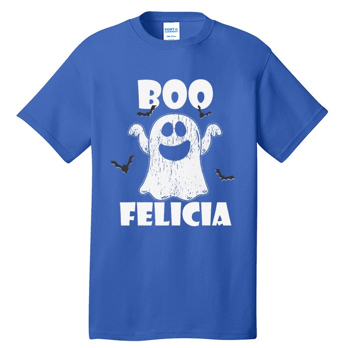 Bye Felicia BOO FELICIA Funny Halloween Ghost Tall T-Shirt