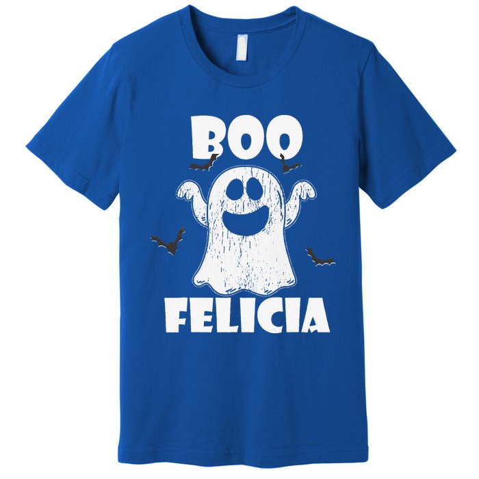 Bye Felicia BOO FELICIA Funny Halloween Ghost Premium T-Shirt