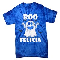 Bye Felicia BOO FELICIA Funny Halloween Ghost Tie-Dye T-Shirt