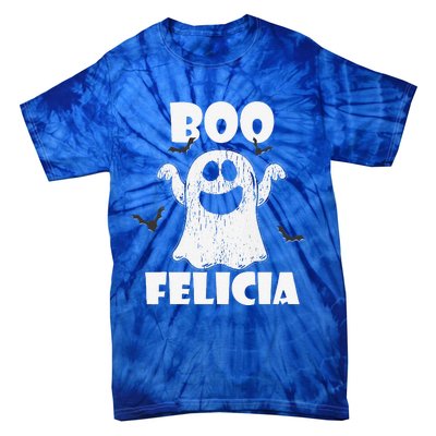 Bye Felicia BOO FELICIA Funny Halloween Ghost Tie-Dye T-Shirt