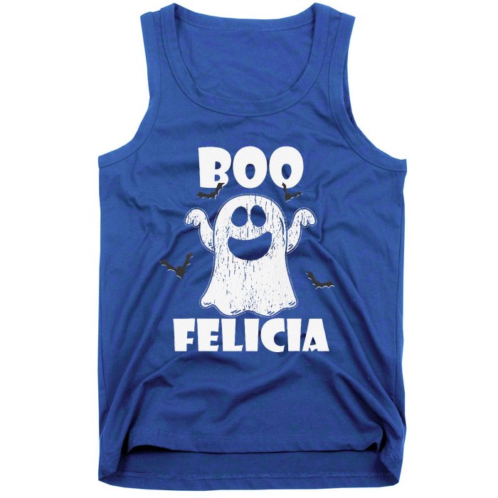 Bye Felicia BOO FELICIA Funny Halloween Ghost Tank Top