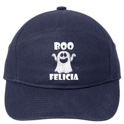 Bye Felicia BOO FELICIA Funny Halloween Ghost 7-Panel Snapback Hat