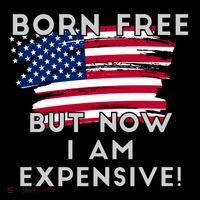 Born Free But Now I Am Expensive Funny Impact Tech Backpack