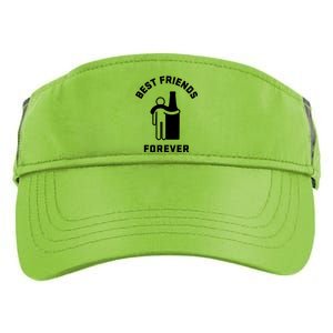 Best Friends Beer And I Beer Alcohol Party Adult Drive Performance Visor