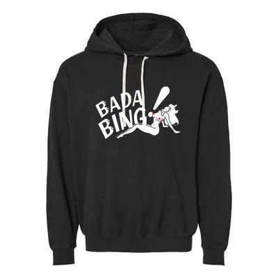 Bada Funny Bings Men's For Men Women Garment-Dyed Fleece Hoodie