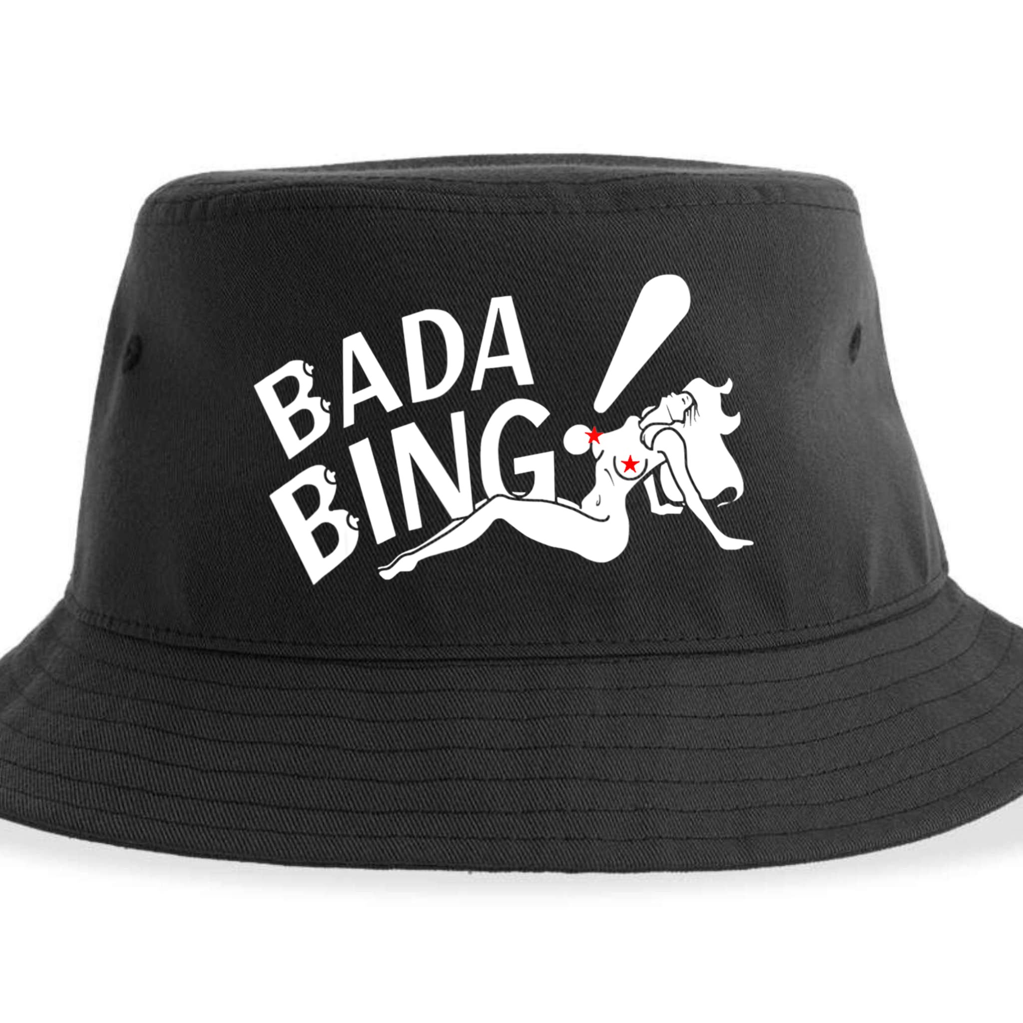 Bada Funny Bings Men's For Men Women Sustainable Bucket Hat