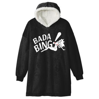 Bada Funny Bings Men's For Men Women Hooded Wearable Blanket