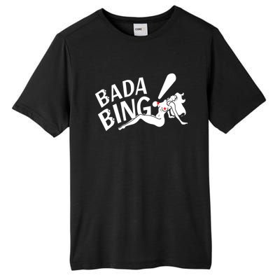 Bada Funny Bings Men's For Men Women Tall Fusion ChromaSoft Performance T-Shirt