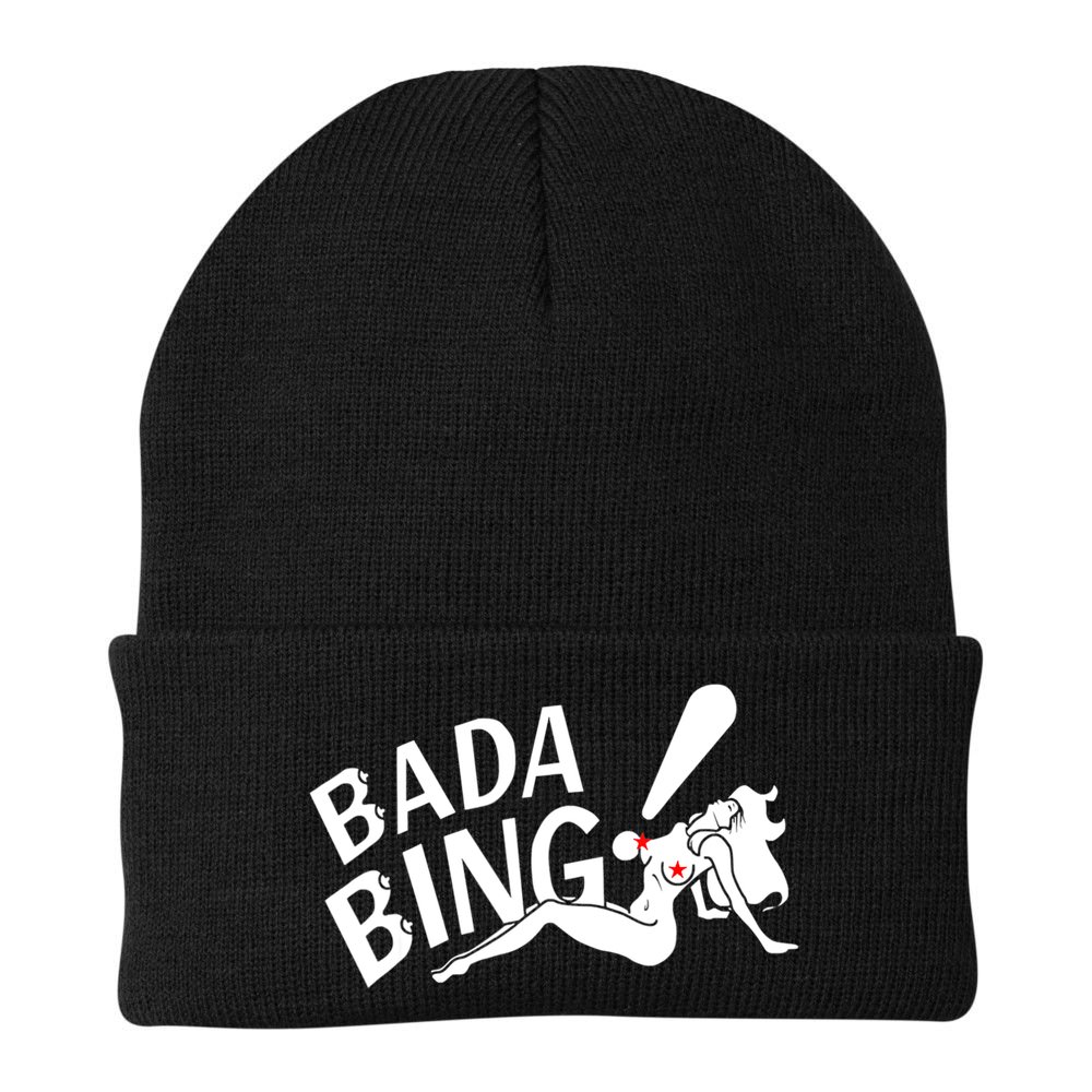 Bada Funny Bings Men's For Men Women Beanie