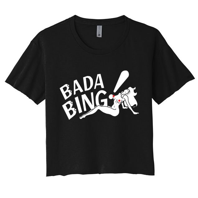 Bada Funny Bings Men's For Men Women Crop Top