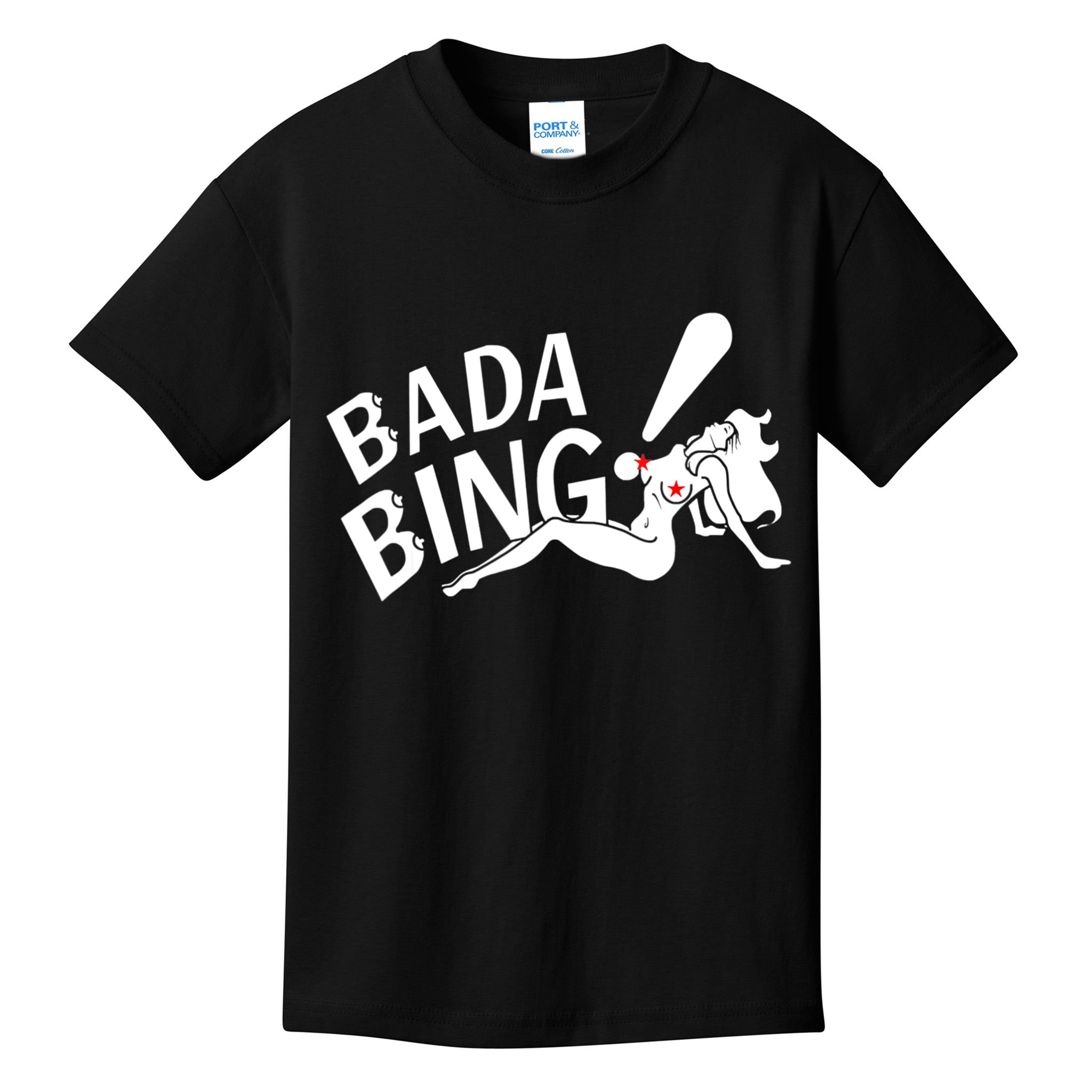 Bada Funny Bings Men's For Men Women Kids T-Shirt