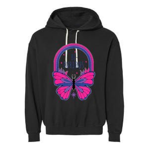 Bi Furious Bi Bisexual Pride Garment-Dyed Fleece Hoodie