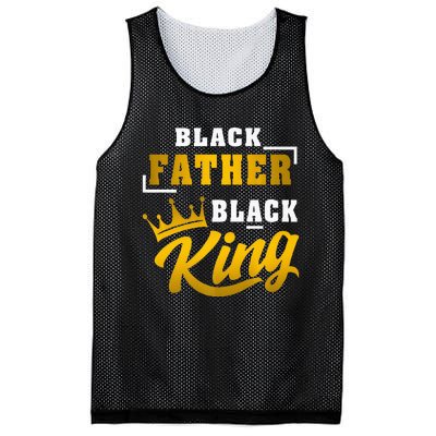 Black Father Black King African American Dad Fathers Day Premium Mesh Reversible Basketball Jersey Tank