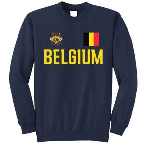 Belgium Flag Belgie Football Soccer Fan Sweatshirt