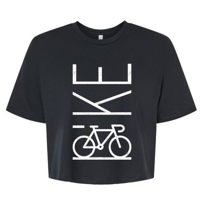 Bike Fanatic Bella+Canvas Jersey Crop Tee