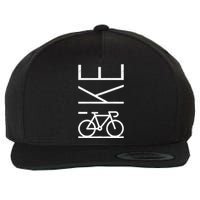 Bike Fanatic Wool Snapback Cap