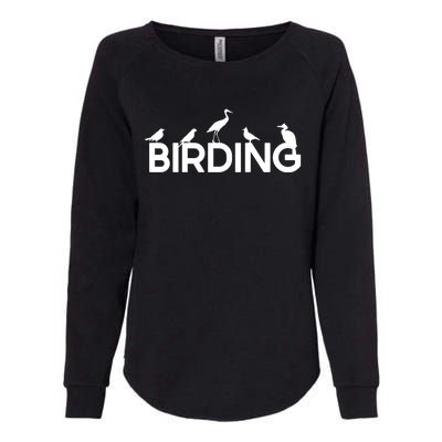 Birding For Bird Lover Gift Womens California Wash Sweatshirt