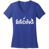 Birding For Bird Lover Gift Women's V-Neck T-Shirt