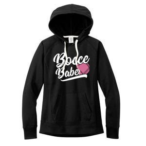 Bocce Funny Bocce Player Italian Bowling Bocce Ball Gift Women's Fleece Hoodie