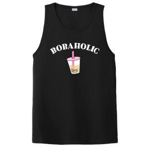 Bobaholic Funny Bubble Tea PosiCharge Competitor Tank