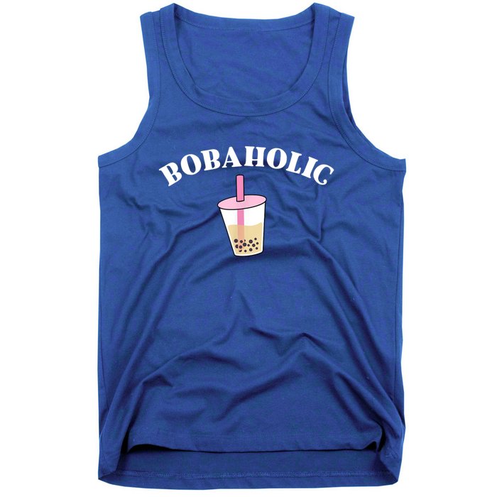 Bobaholic Funny Bubble Tea Tank Top