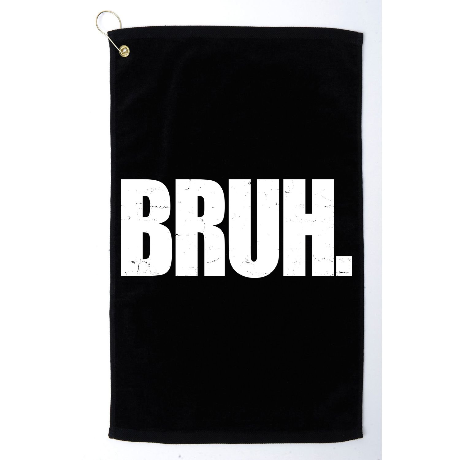 Bruh Funny Bro Saying Surfer Skaters Greeting Golf Towel