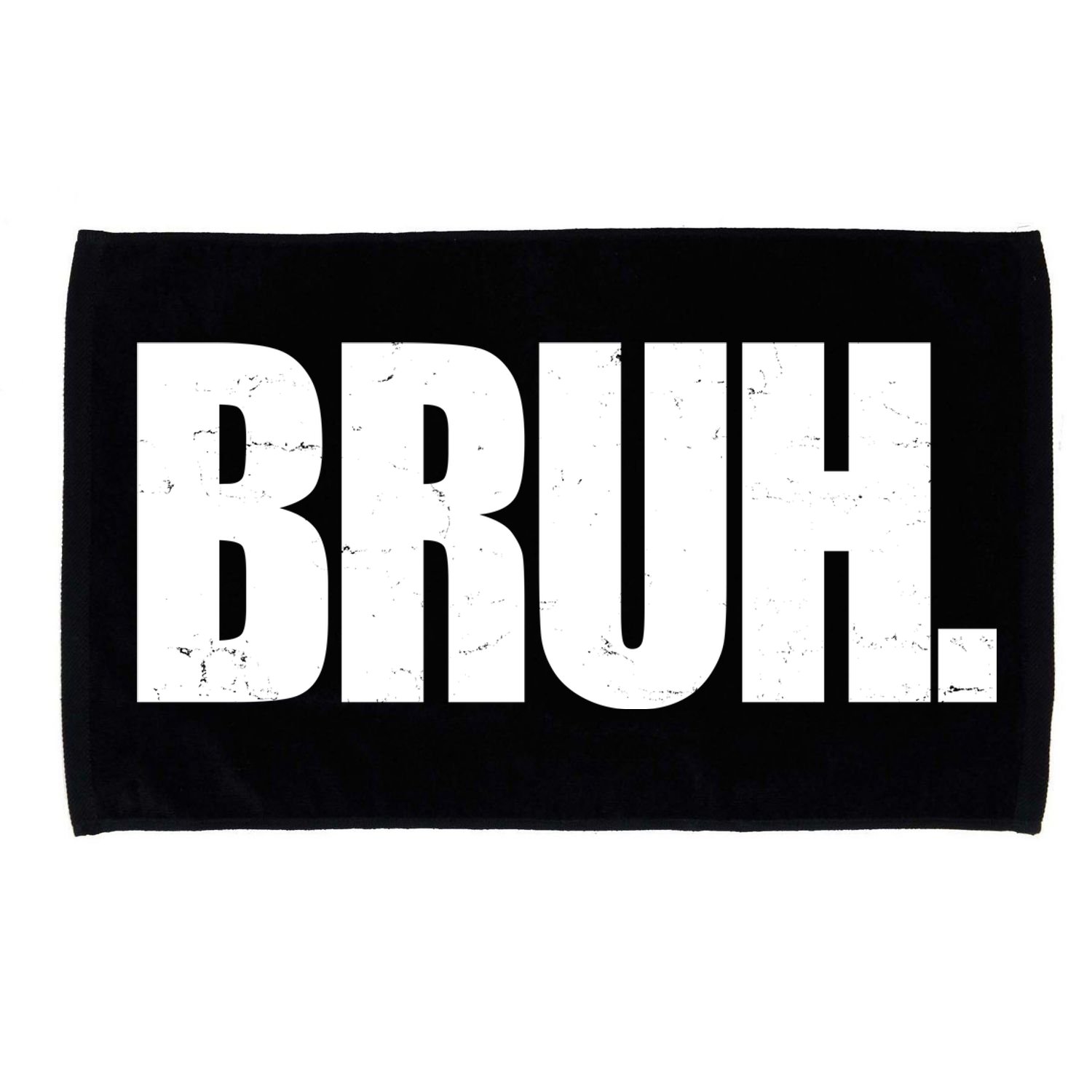 Bruh Funny Bro Saying Surfer Skaters Greeting Microfiber Hand Towel