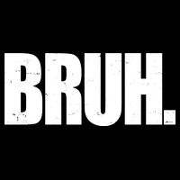 Bruh Funny Bro Saying Surfer Skaters Greeting Women's Knotted Racerback Tank