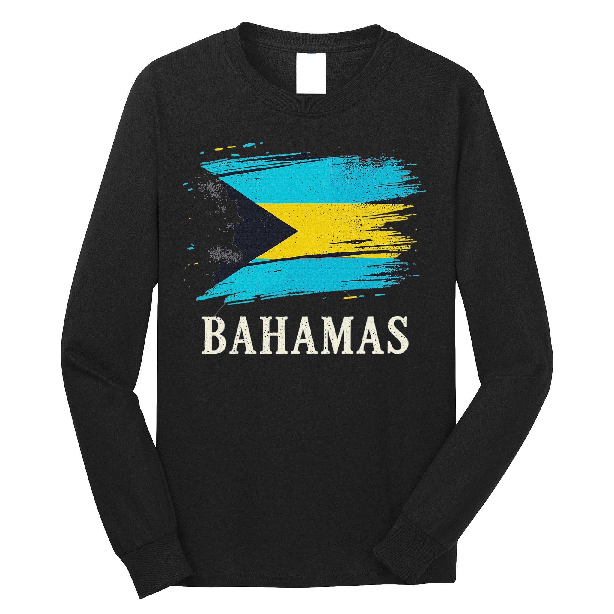 Bahamas Flag Bahamas Vacation Long Sleeve Shirt