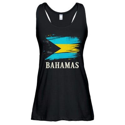 Bahamas Flag Bahamas Vacation Ladies Essential Flowy Tank