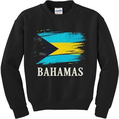 Bahamas Flag Bahamas Vacation Kids Sweatshirt
