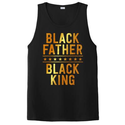 Black Father Black King Fathers Day Dope Dad Husband PosiCharge Competitor Tank