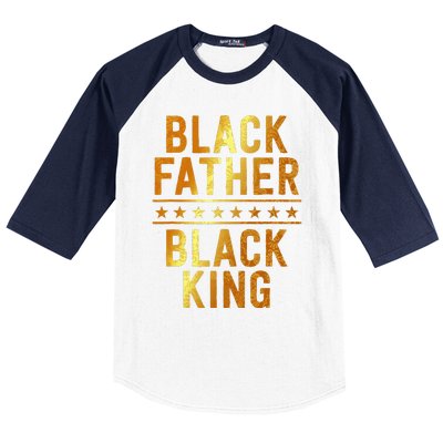 Black Father Black King Fathers Day Dope Dad Husband Baseball Sleeve Shirt