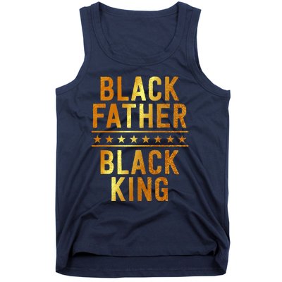 Black Father Black King Fathers Day Dope Dad Husband Tank Top