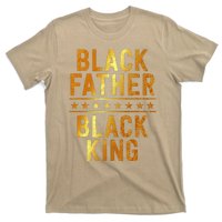 Black Father Black King Fathers Day Dope Dad Husband T-Shirt