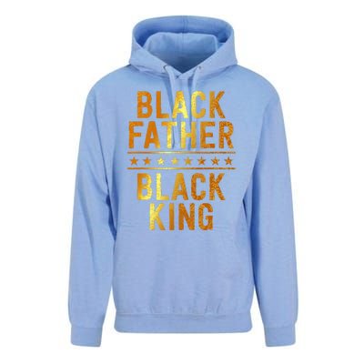 Black Father Black King Fathers Day Dope Dad Husband Unisex Surf Hoodie