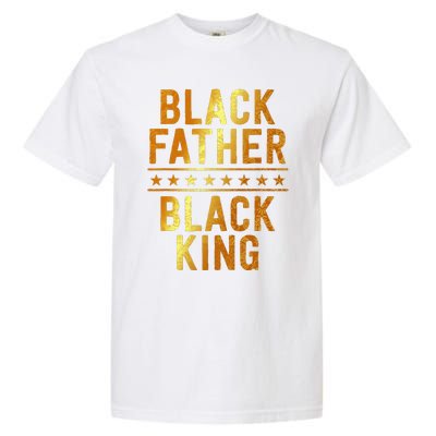 Black Father Black King Fathers Day Dope Dad Husband Garment-Dyed Heavyweight T-Shirt