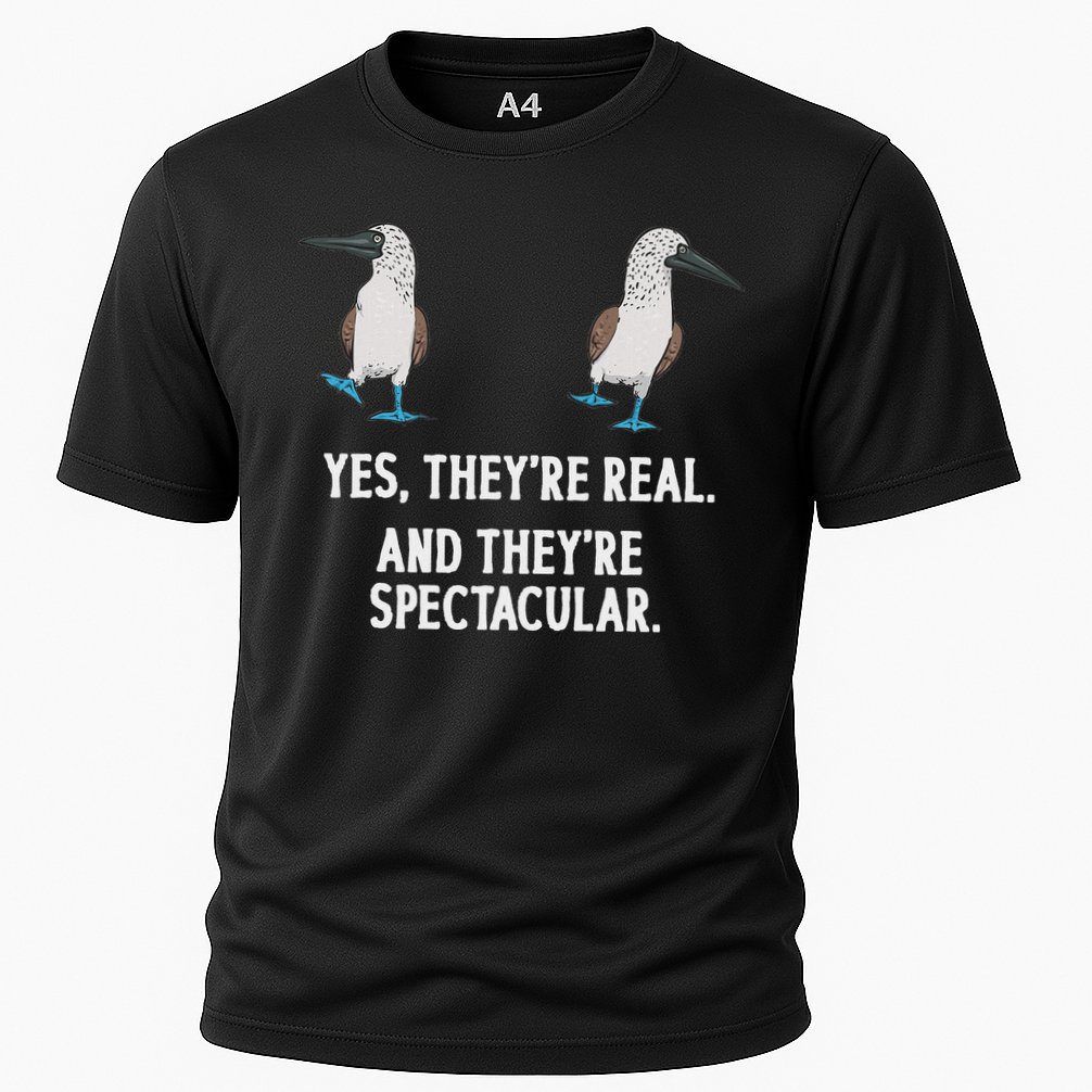 Blue Footed Booby Seabird Boobies Cooling Performance Crew T-Shirt